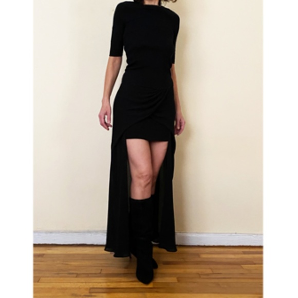 ZARA WOMEN Dresses & Skirts - ZARA CONTRASTING ASYMMETRICAL SKIRT SIZE M